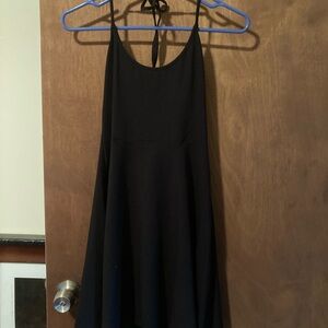 Forever 21 Black Backless Dress